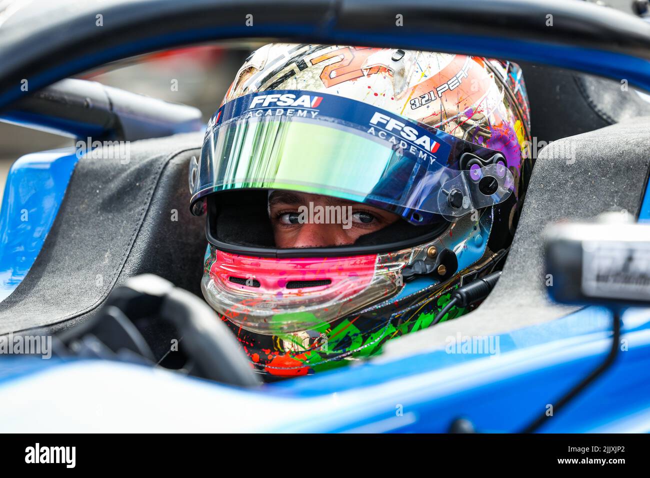 PIERRE Edgar (fra), Formule 4 - Mygale Genération 2, portrait during the 4rd round of the Championnat de France FFSA F4 2022, from July 28 to 30 on the Circuit de Spa-Francorchamps in Francorchamps, Belgium - Photo Florent Gooden / DPPI Stock Photo