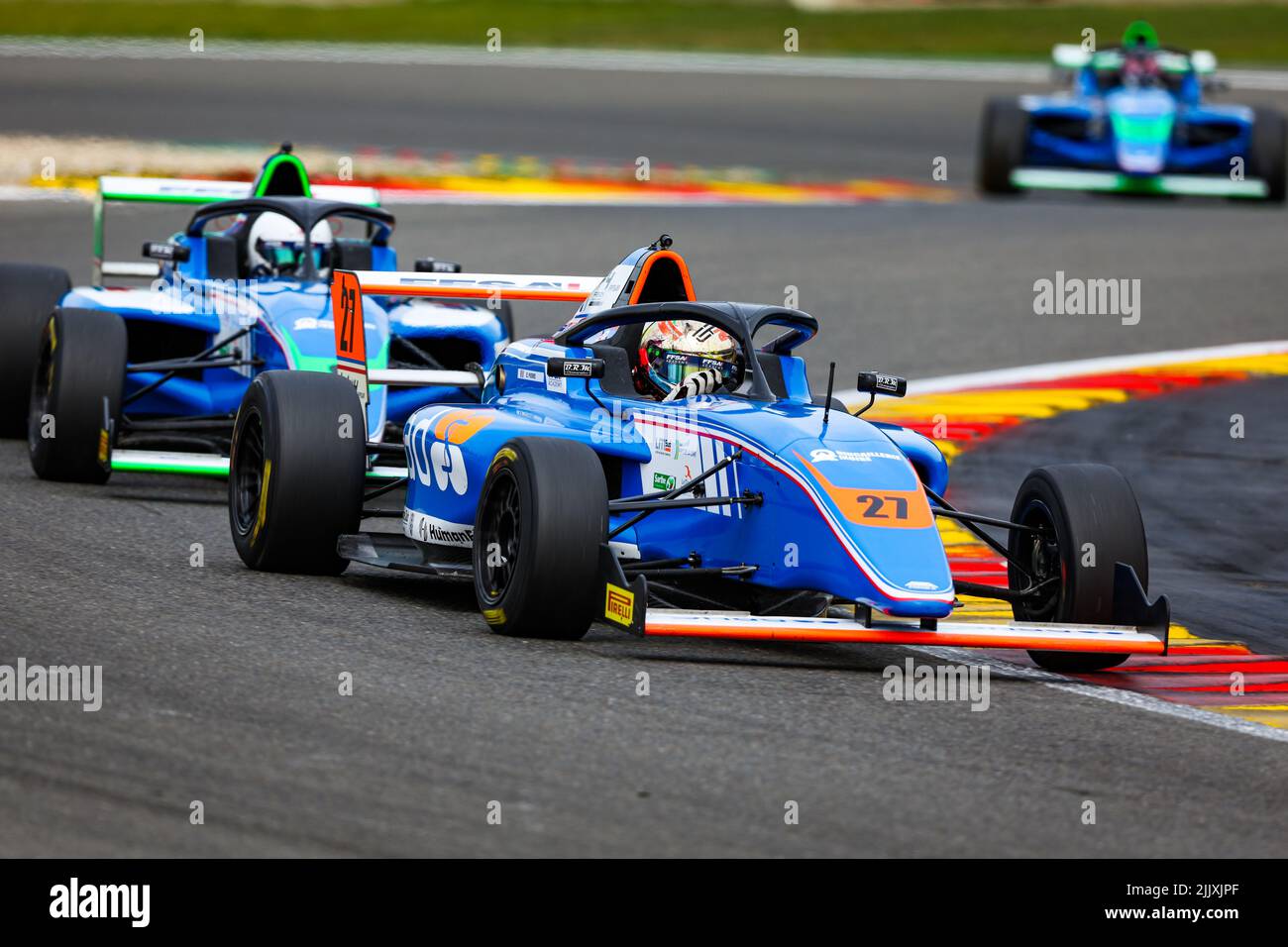 27 PIERRE Edgar (fra), Formule 4 - Mygale Genération 2, action during the 4rd round of the Championnat de France FFSA F4 2022, from July 28 to 30 on the Circuit de Spa-Francorchamps in Francorchamps, Belgium - Photo Florent Gooden / DPPI Stock Photo
