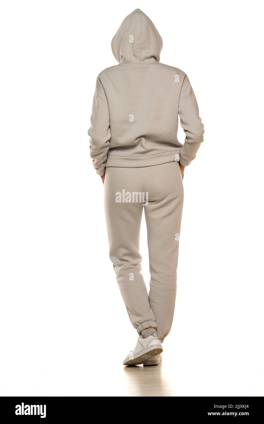 Female hood rear view hi-res stock photography and images - Alamy