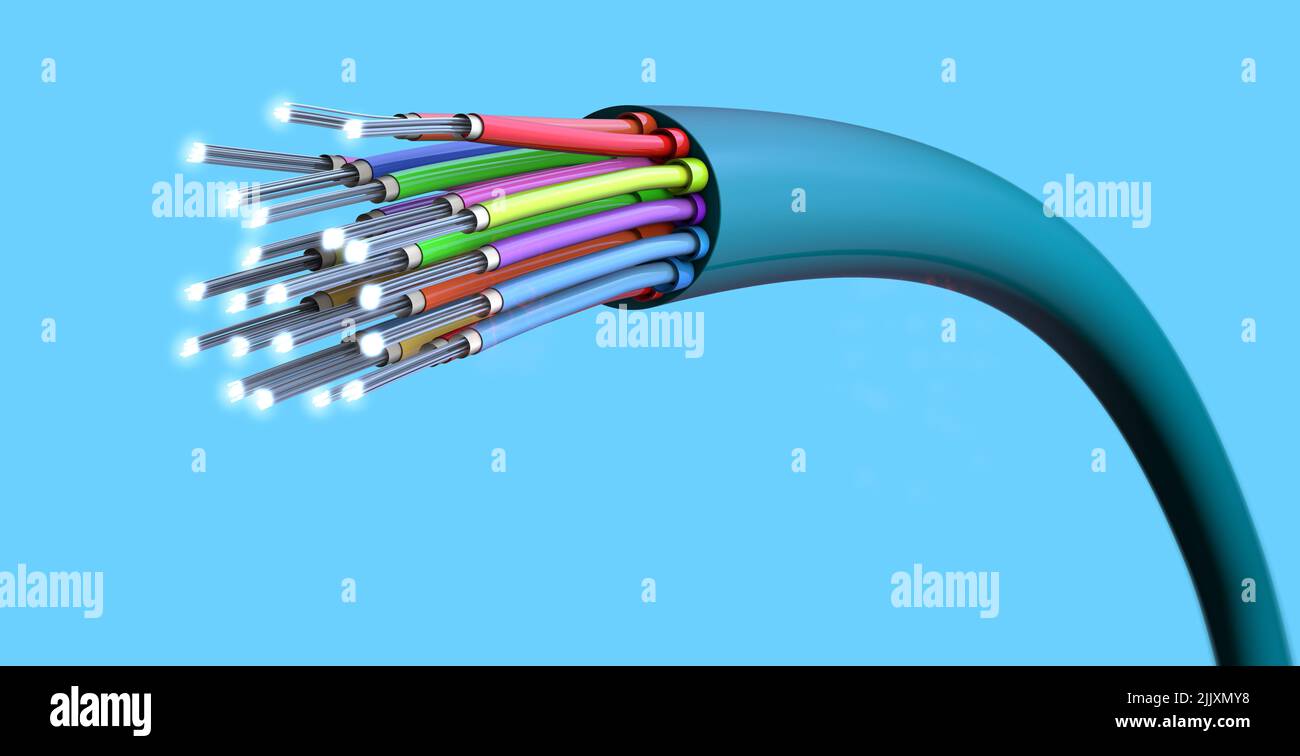 Fiber Optics Cable On White: Over 1,663 Royalty-Free Licensable Stock  Illustrations & Drawings