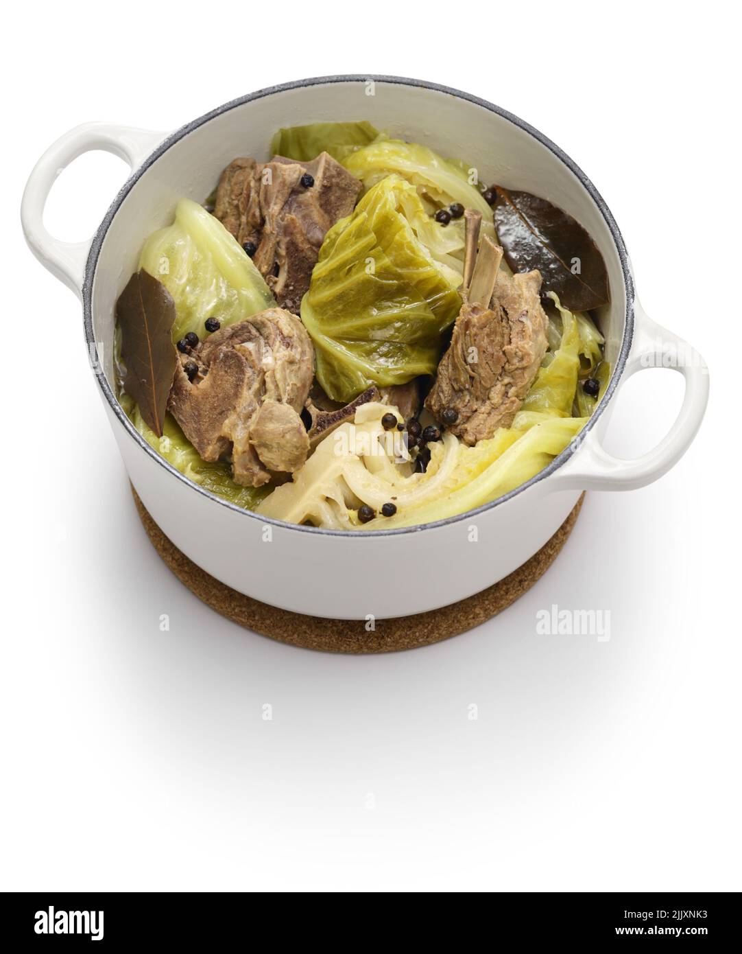 Fårikål (Lamb & Cabbage Stew), a Norwegian national dish Stock Photo