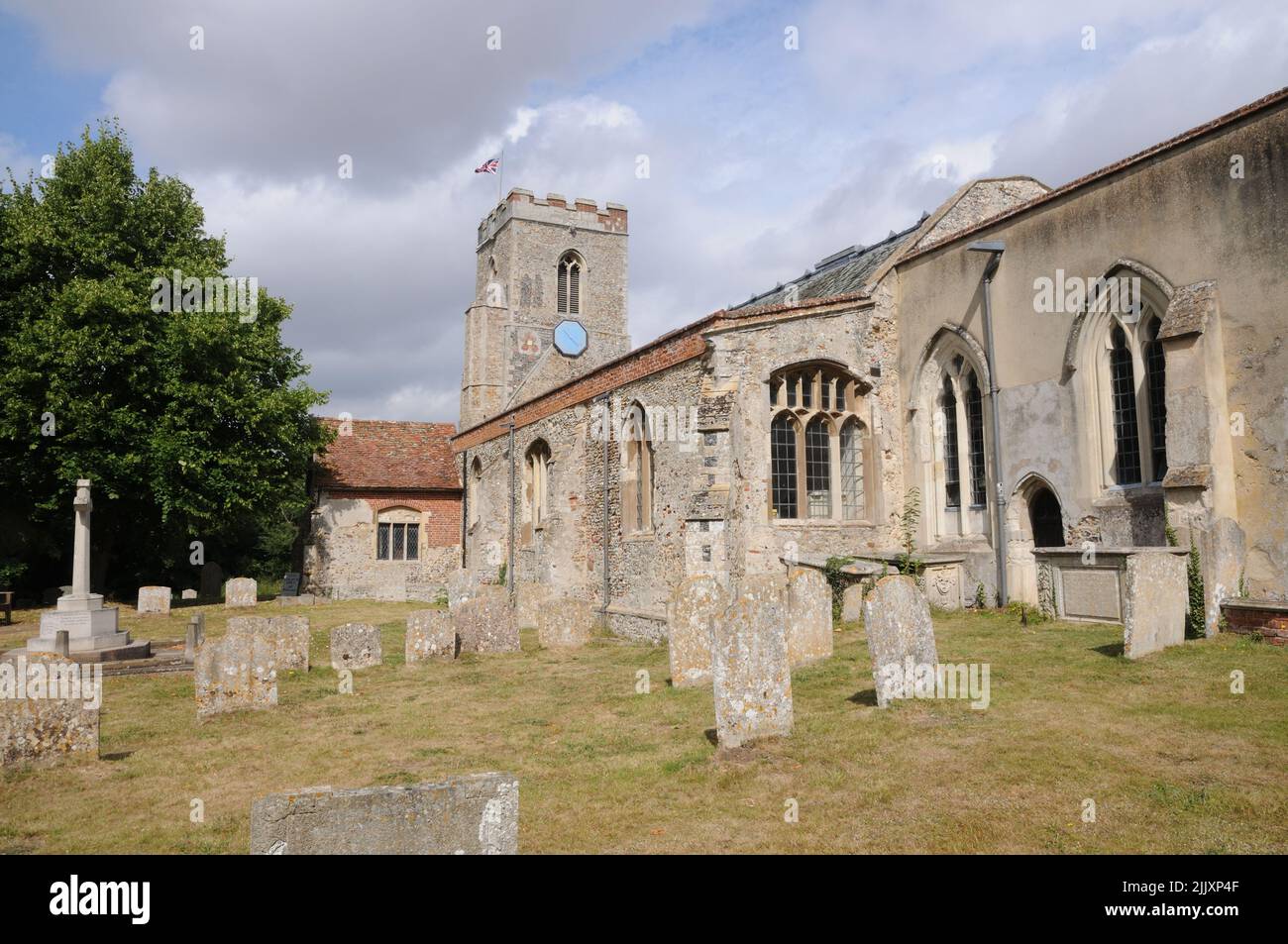 St Peter & St Paul Church, Keddington, Suffolk Stock Photo