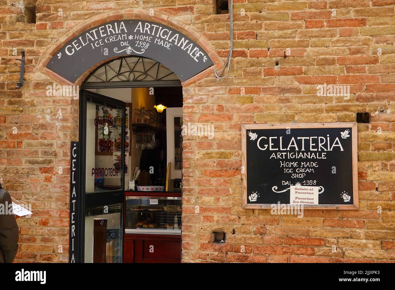 Gelato di pienza hires stock photography and images Alamy