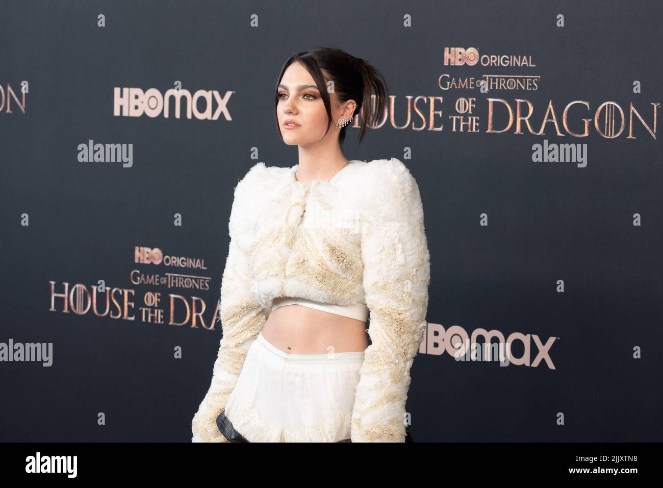 27 July 2022 - Los Angeles, California - Emily Carey. HBO Original Drama Series ''House Of The Dragon'' World Premiere. (Credit Image: © Billy Bennight/AdMedia via ZUMA Press Wire) Stock Photo