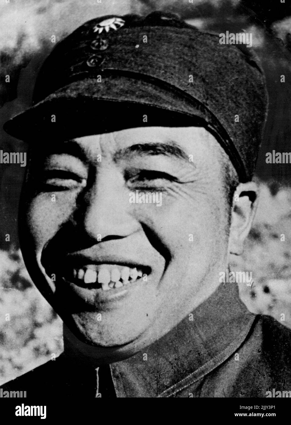To Take Part in Peace Talks. General Peng Teh-Huai, Commander of the 'Chinese Volunteers' in Korea. He is one of the commanders who have agreed to meet United Nations representatives for conducting talks on the possibility of the cessation of military activities in Korea. July 10, 1951. (Photo by Paul Popper). Stock Photo