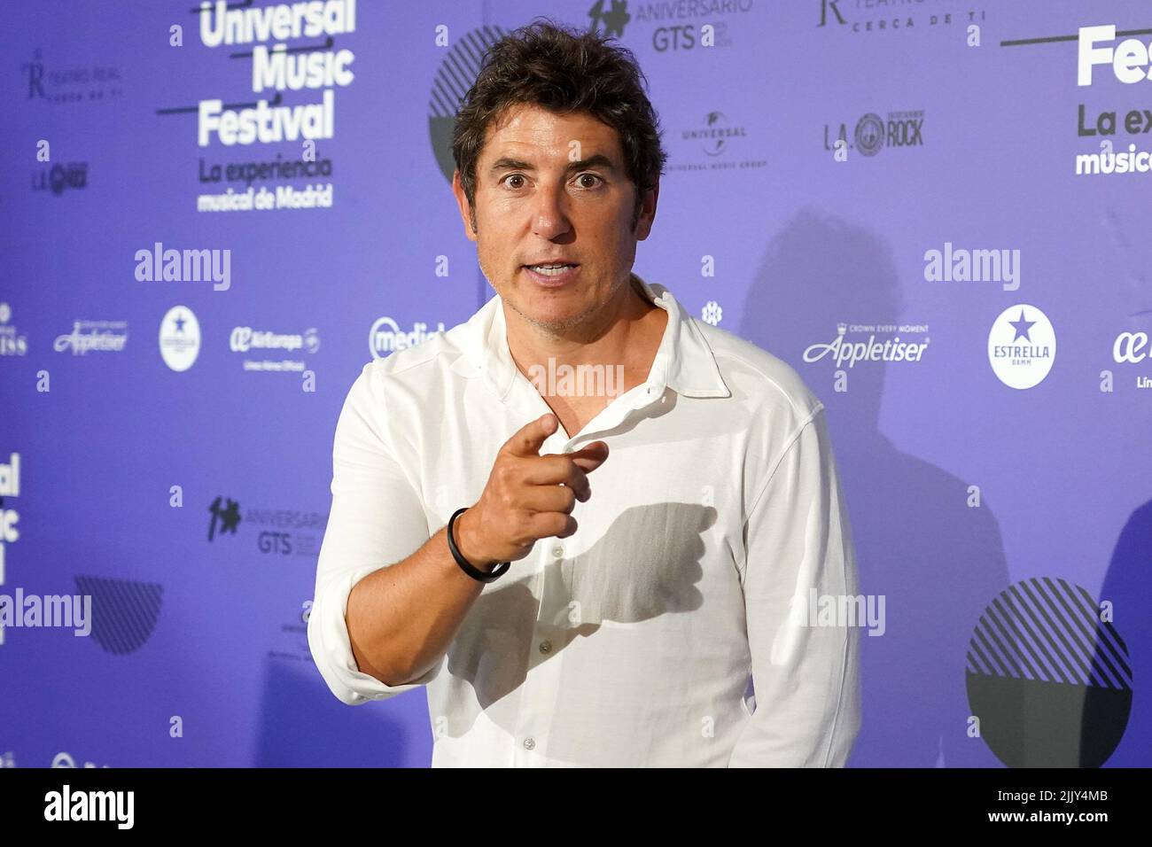 Manel Fuentes during the photocall of the Iggy Pop concert at the ...