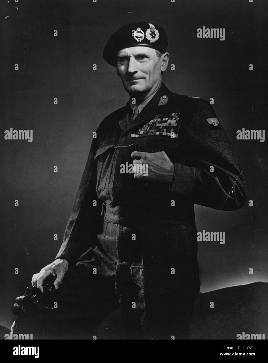 Field Marshall Lord Montgomery Portraits Personalities. March 24