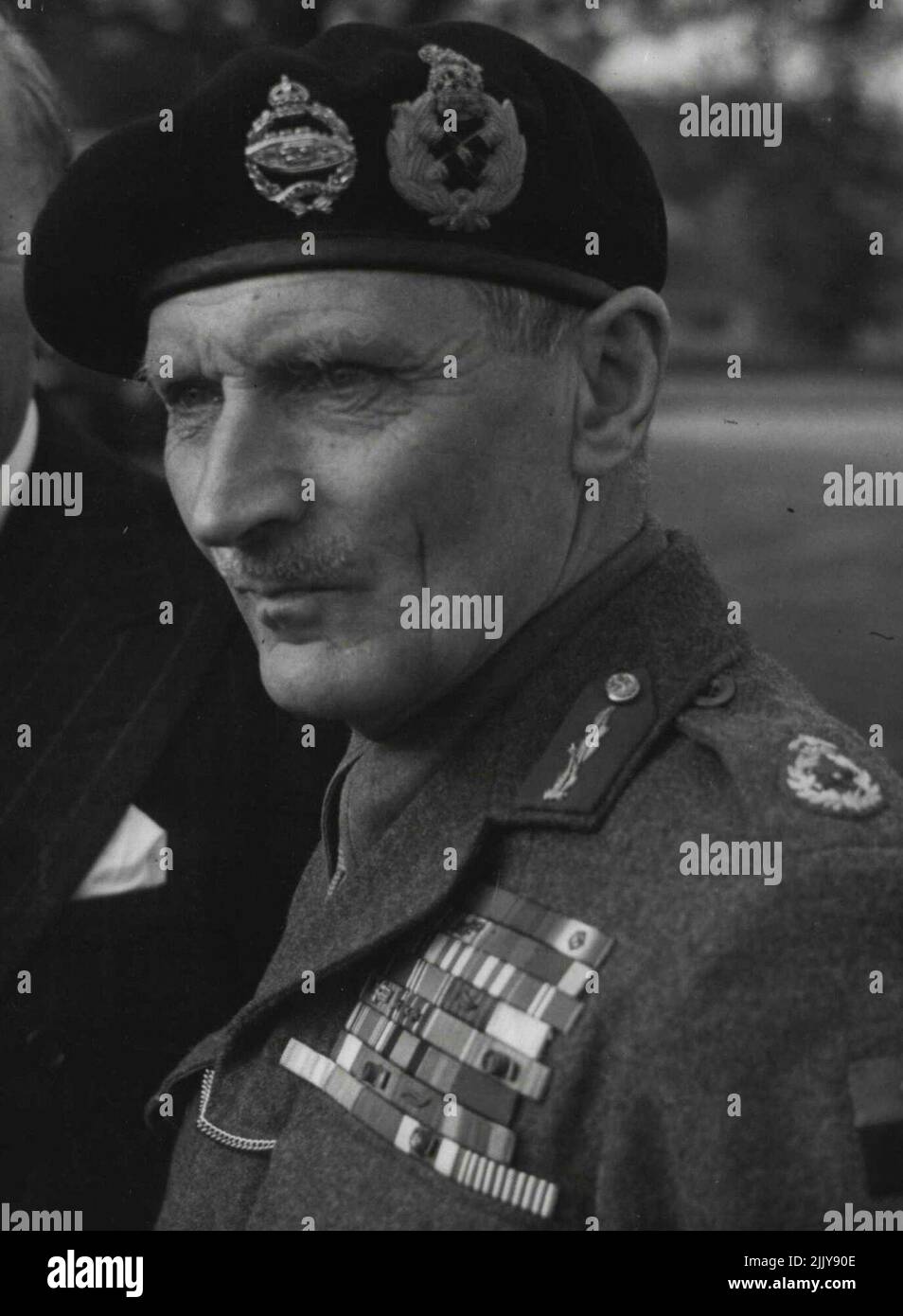 Field Marshall Lord Montgomery at Canberra. July 07, 1947 Stock Photo Alamy