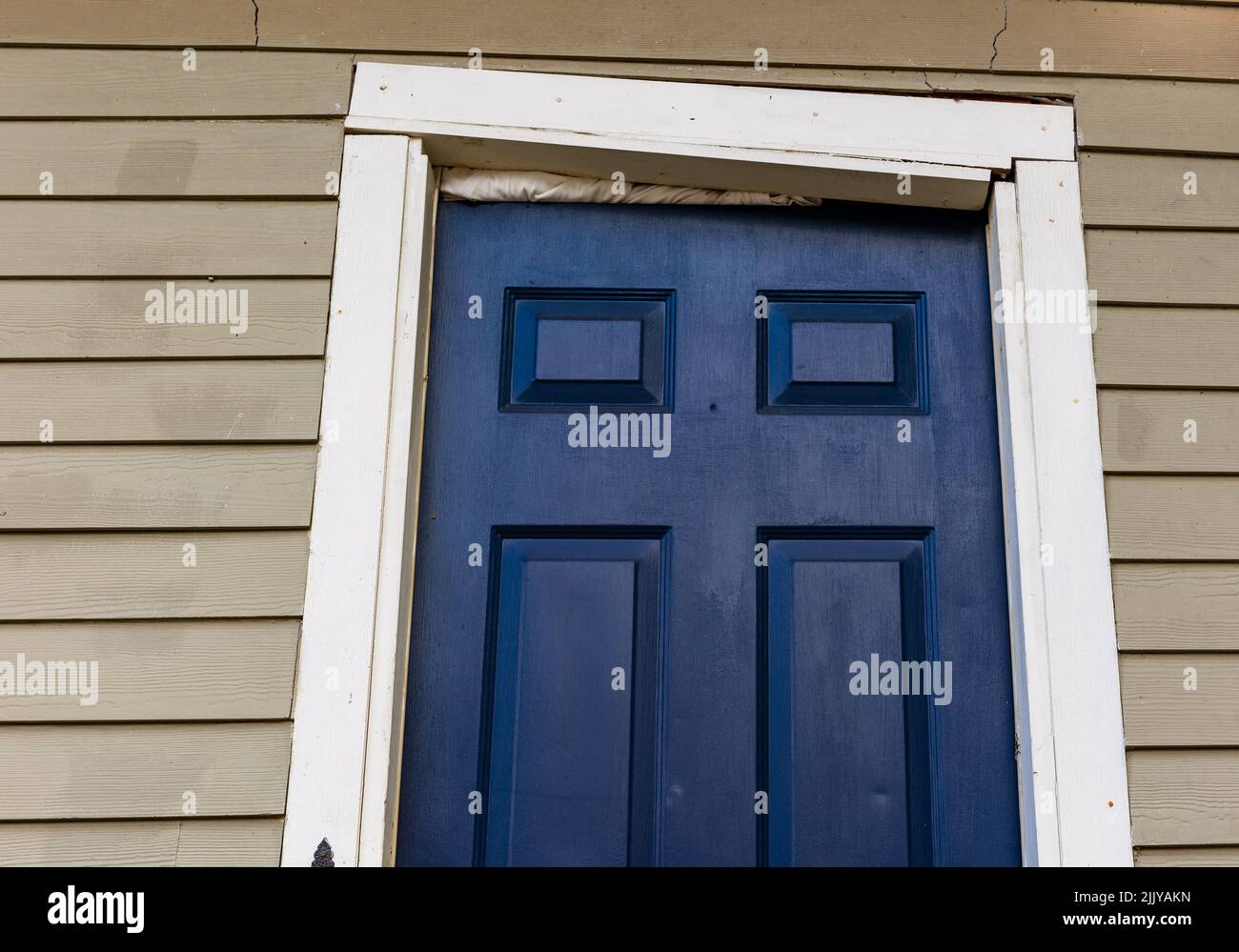 Damaged door frame due to foundation problems Stock Photo Alamy