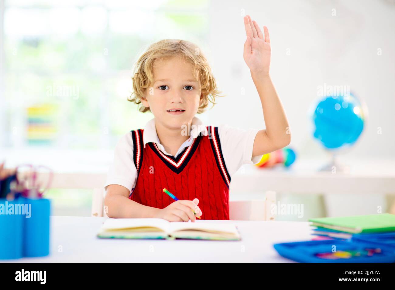 Kids in school preschool children in class happy kids back to school