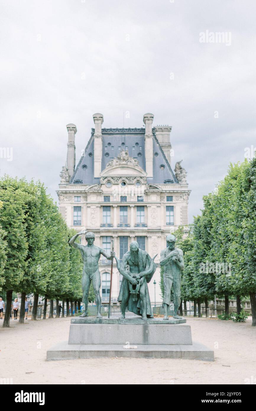 Sculptures in the Tuileries Garden in Paris, France Stock Photo Alamy