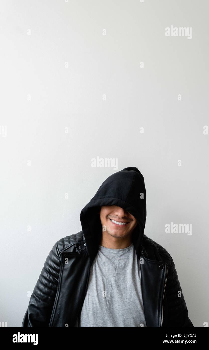 Man under hood hi-res stock photography and images - Alamy