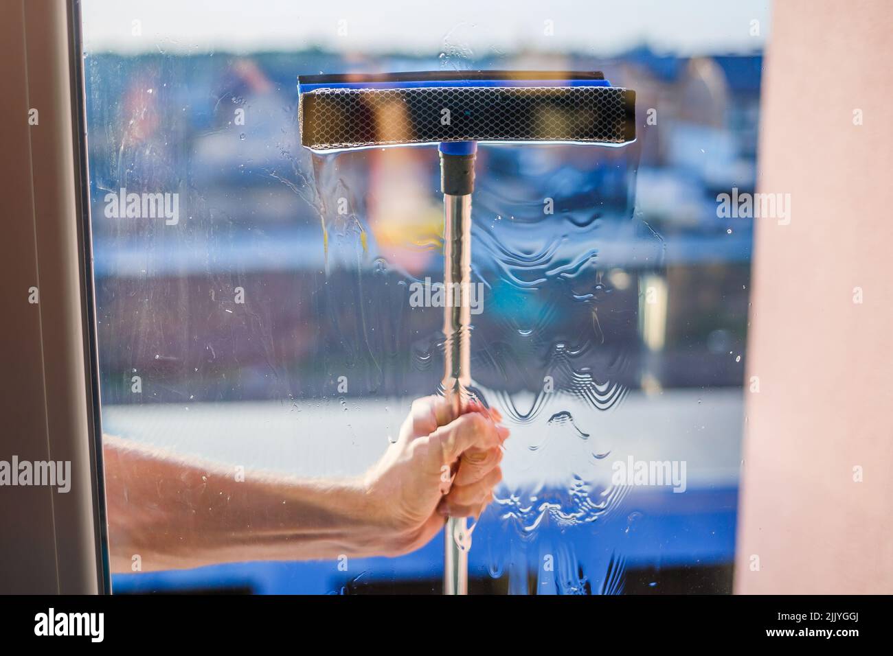 Window cleaning tools hi-res stock photography and images - Alamy