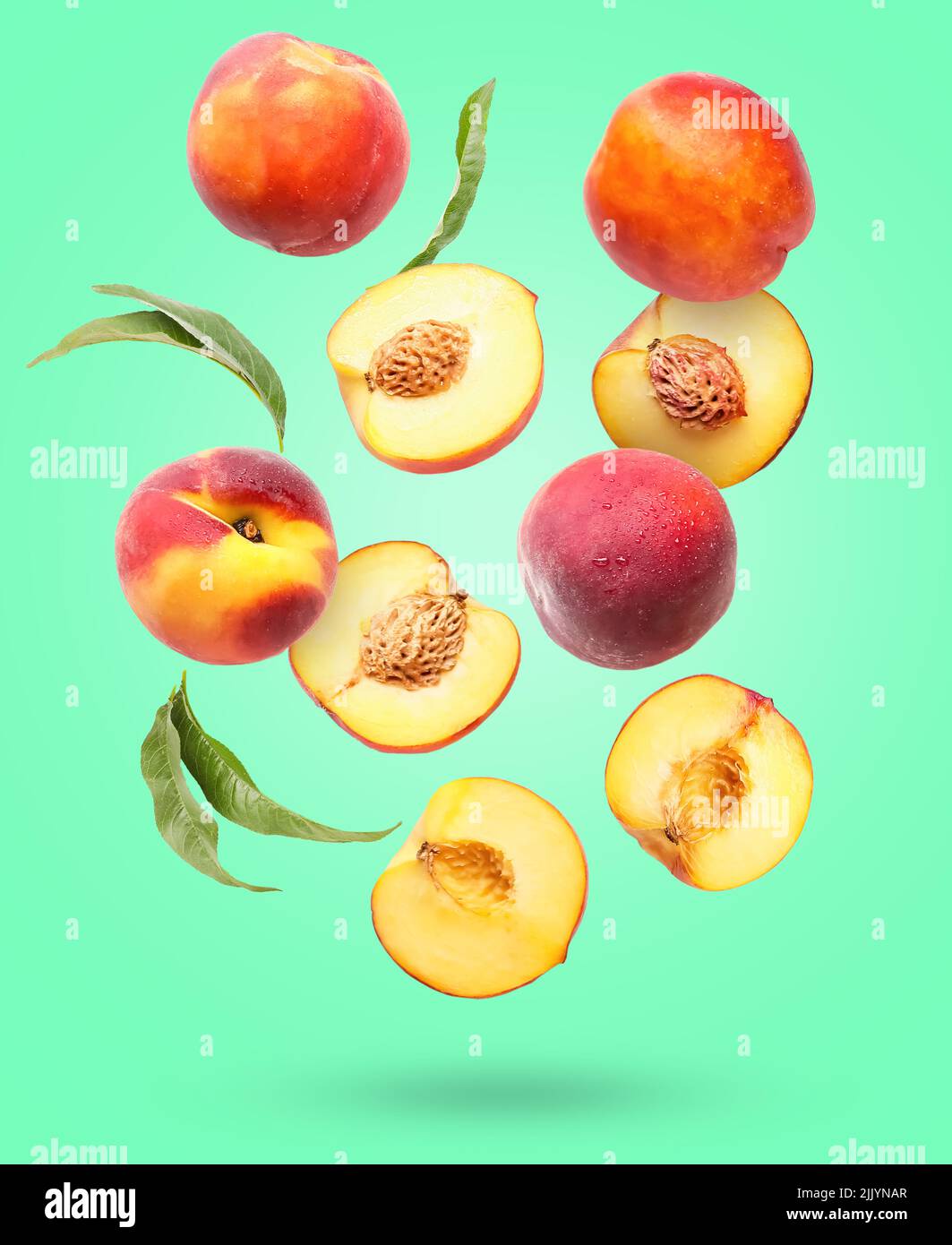 Falling peaches hi-res stock photography and images - Alamy