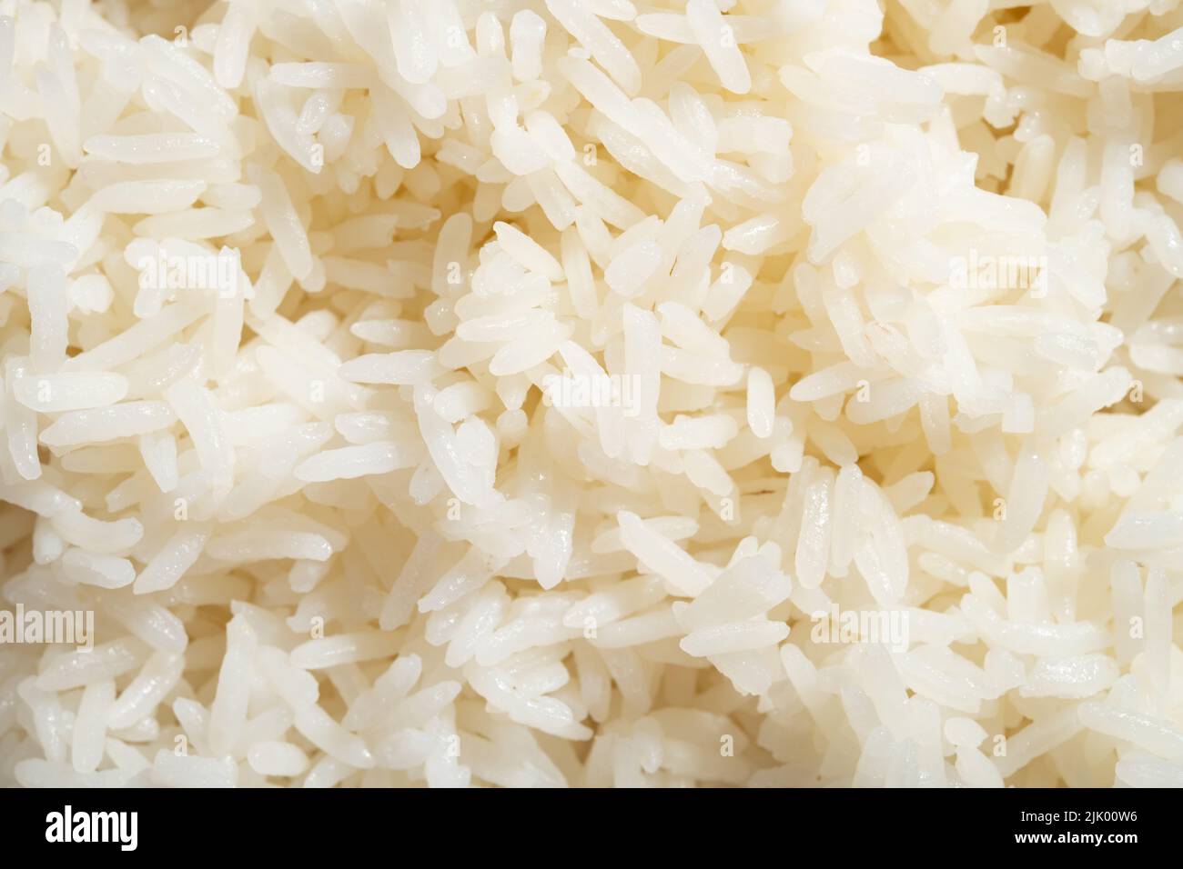 fresh cooked rice as background and texture Stock Photo