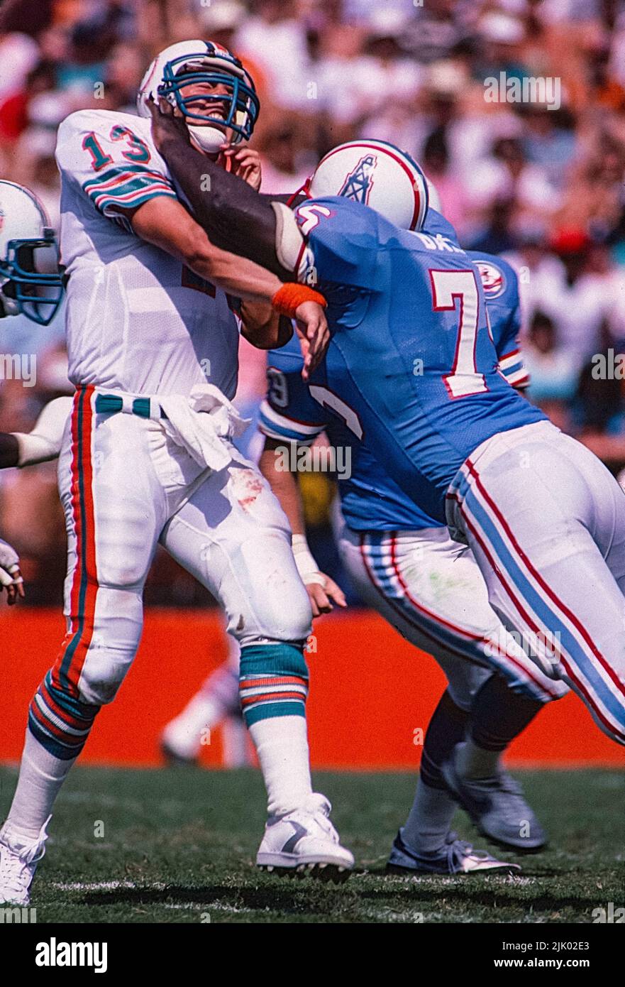 NFL Football Dan Marino quarterback for the Miami Dolphins Stock Photo