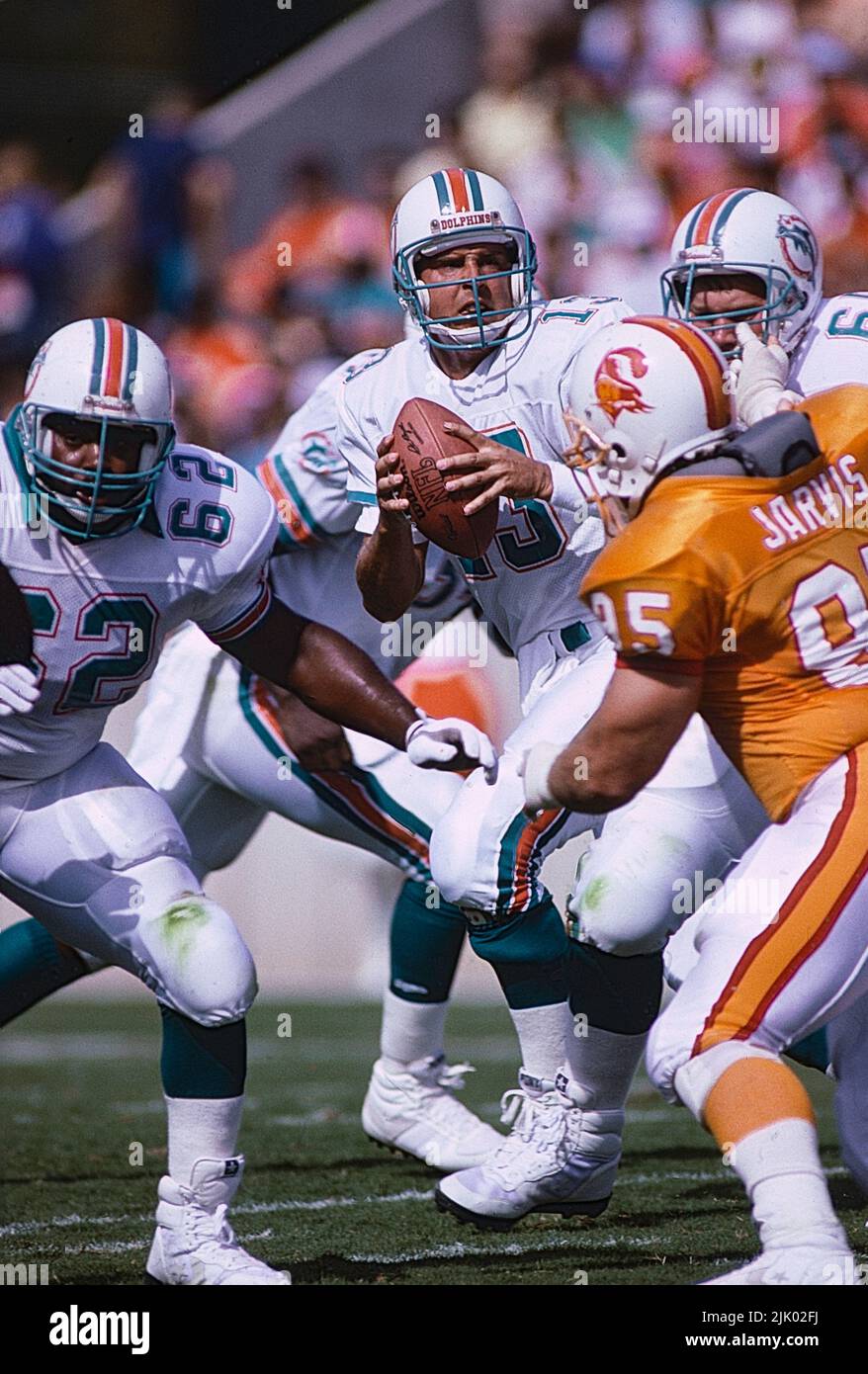 NFL Football Dan Marino quarterback for the Miami Dolphins Stock Photo