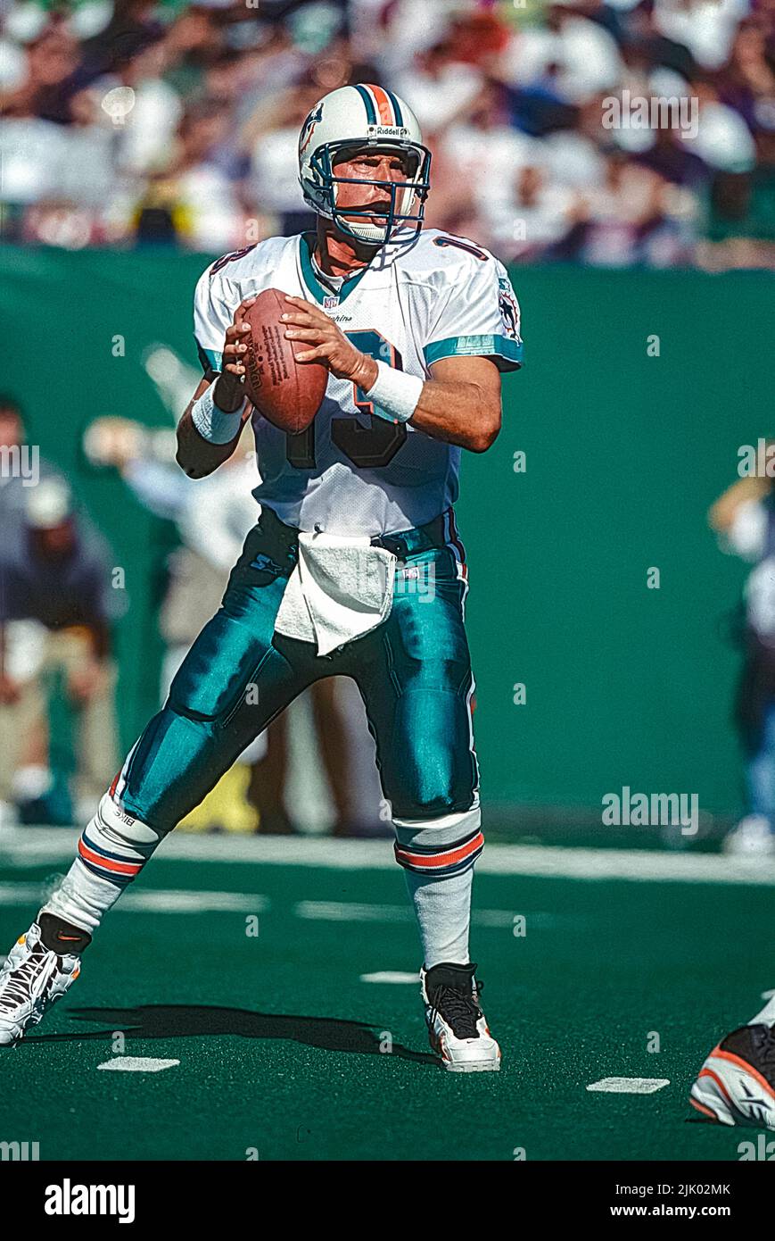 NFL Football Dan Marino quarterback for the Miami Dolphins. Stock Photo