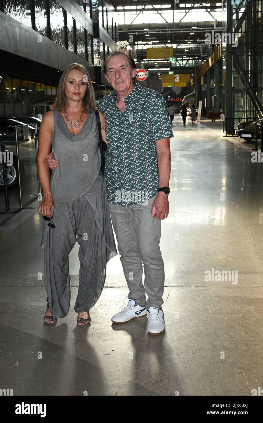 Munich, Germany. 28th July, 2022. The musician couple Stefan Zauner and