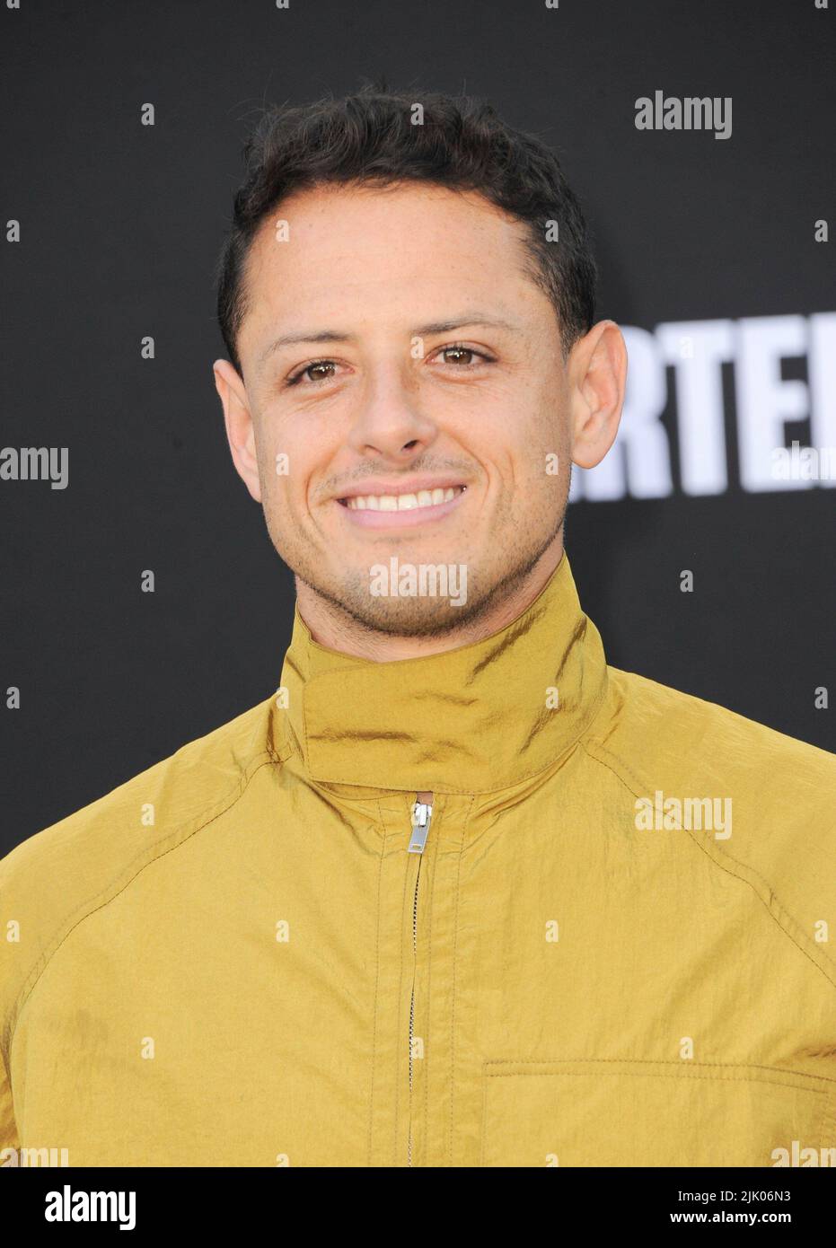 Los Angeles, CA. 28th July, 2022. Javier Hernández aka Chicharito at arrivals for THIRTEEN LIVES Premiere, Westwood Village Theater, Los Angeles, CA July 28, 2022. Credit: Elizabeth Goodenough/Everett Collection/Alamy Live News Stock Photo