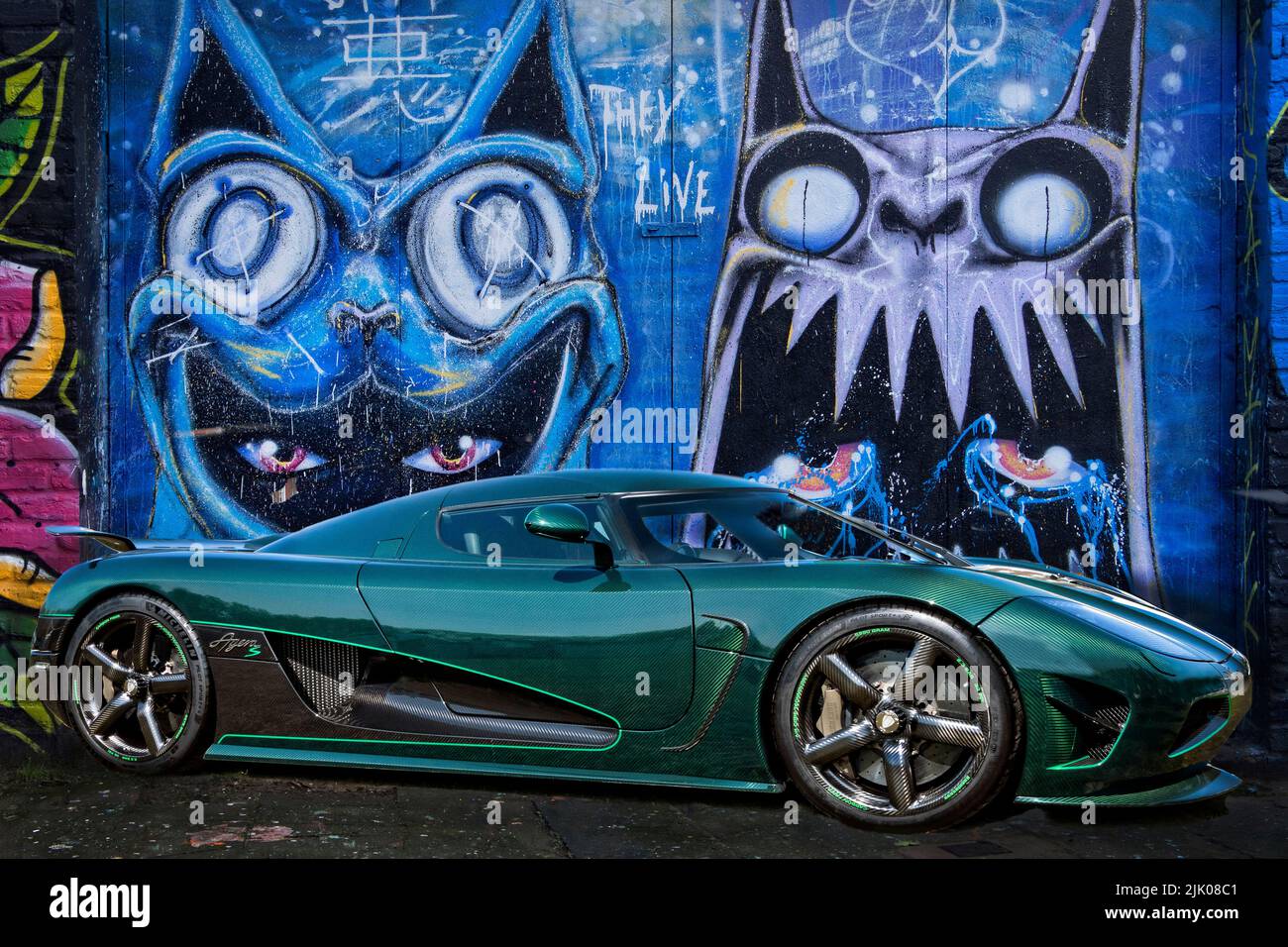 Koenigsegg Agera S on the street in Camden town London UK Stock Photo