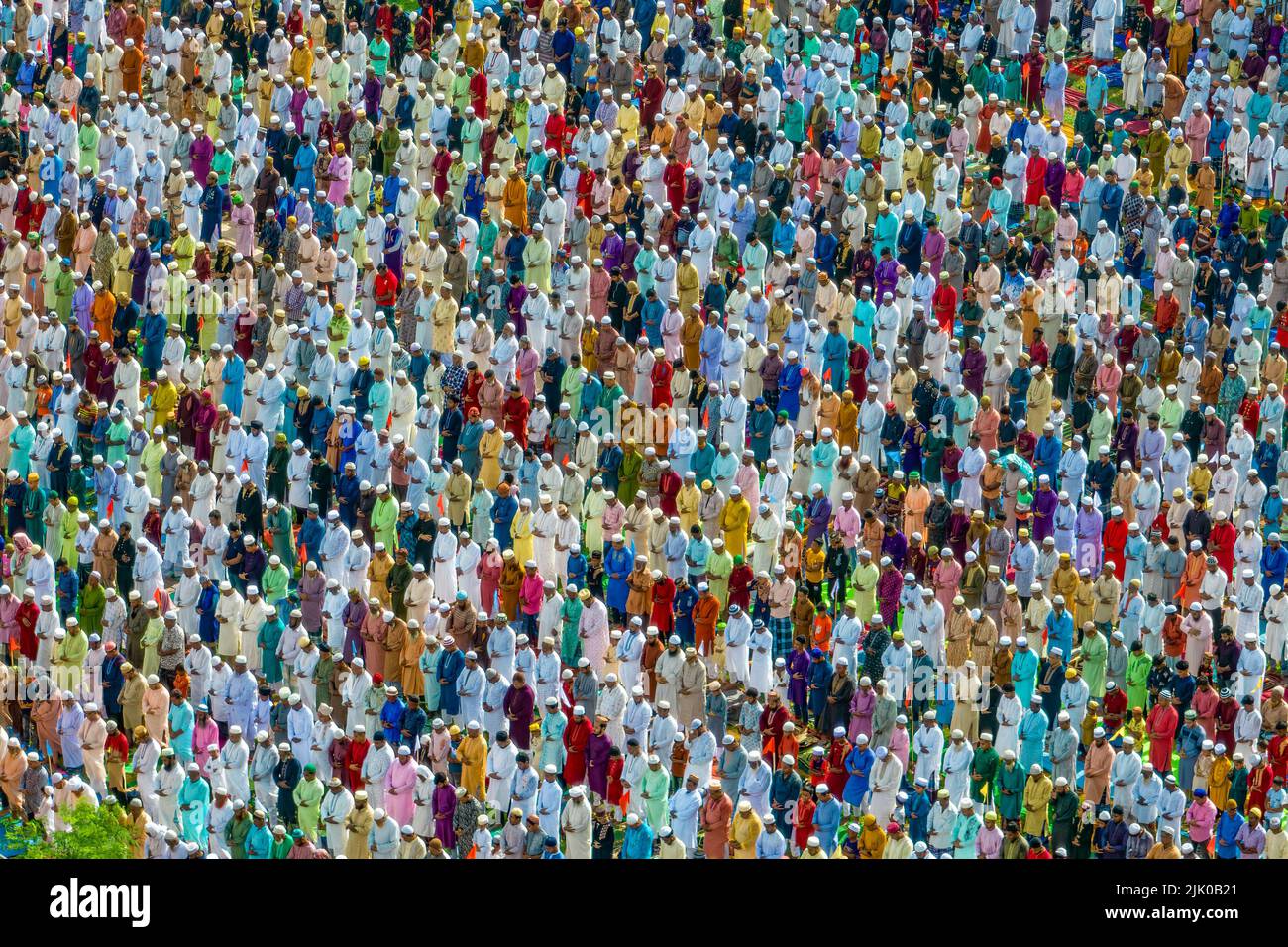 Congregation Crowd People praying in congregation at Bogura in Bangladesh Stock Photo - Alamy
