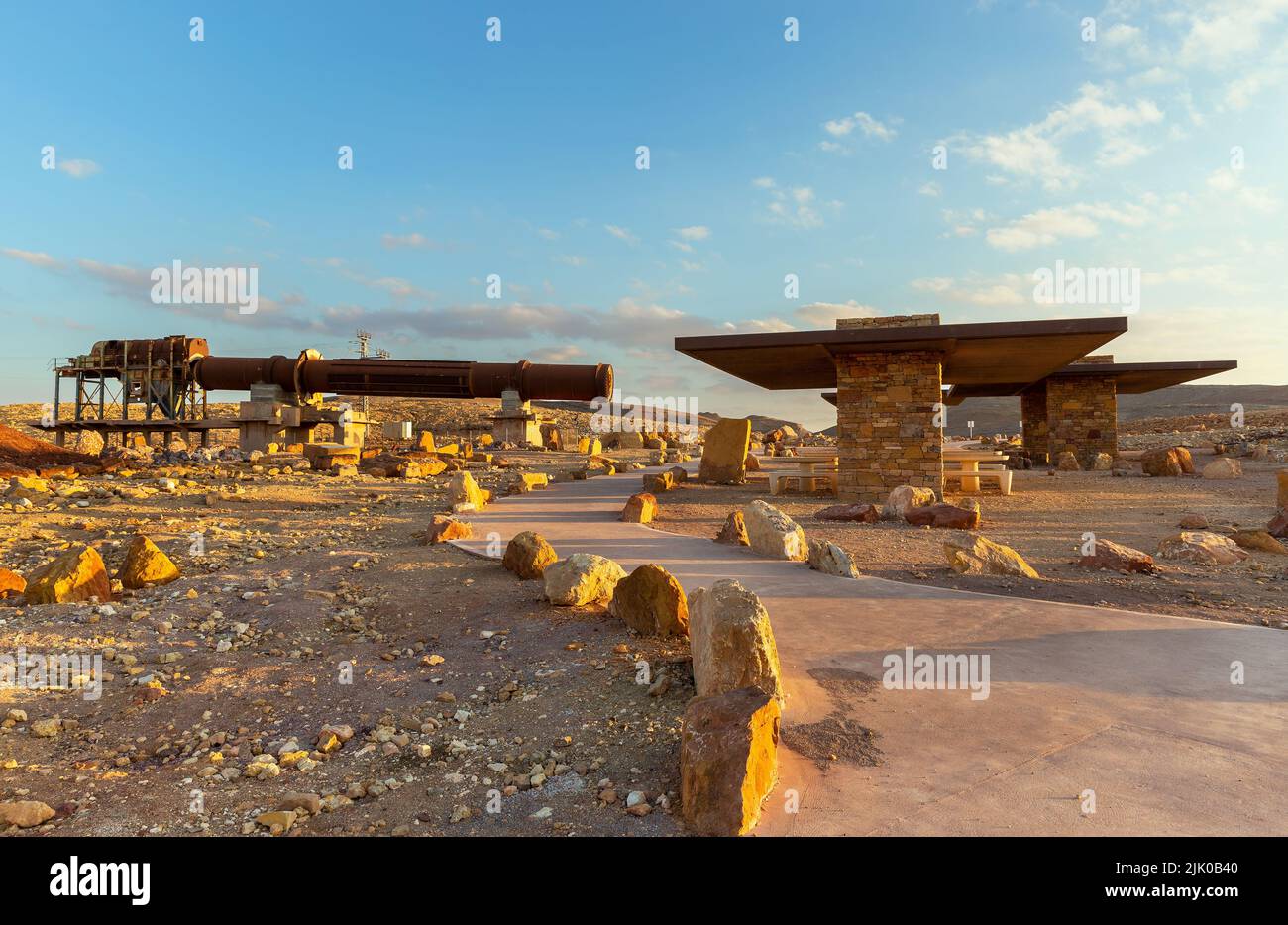 old clay kiln in Negev desert Israel Stock Photo