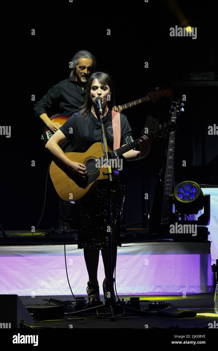 Carmen Consoli during the concert Volevo fare la Rockstar, 28th July