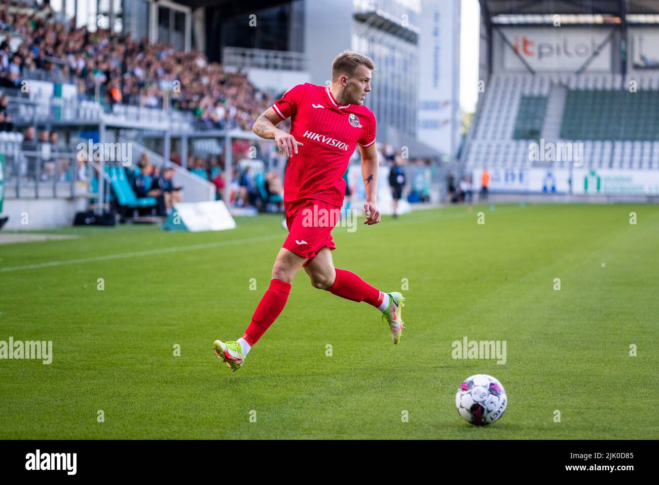 Denmark. 28th July, 2022. Markas (29) of Suduva seen