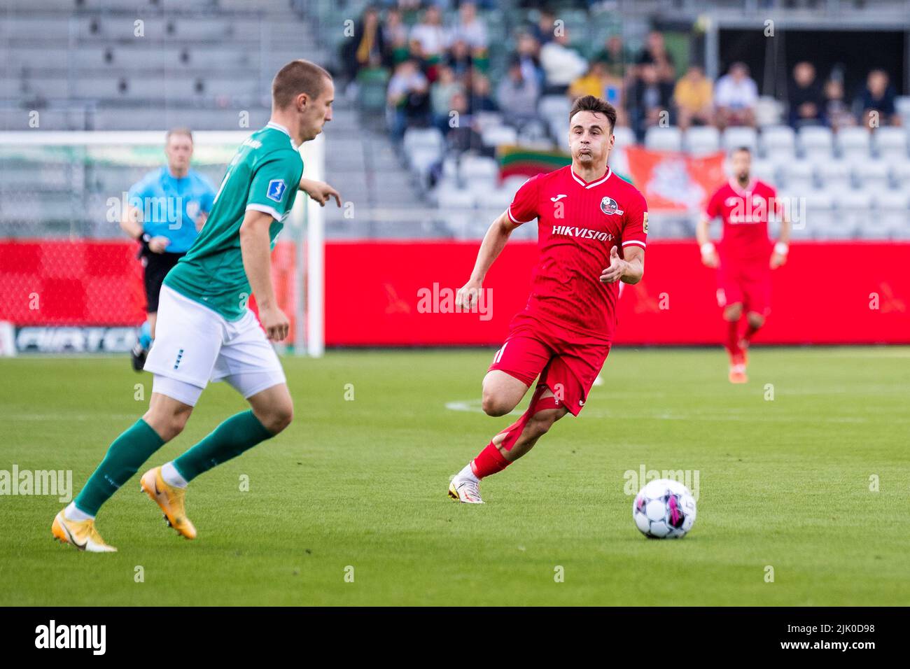 Denmark. 28th July, 2022. Xabier Auzmendi (11) of Suduva seen