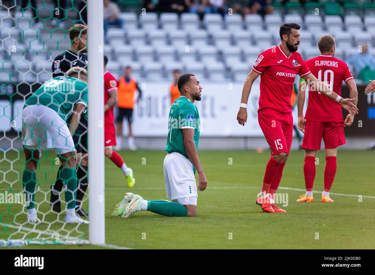 Denmark. 28th July, 2022. JayRoy Grot (11) of FF seen