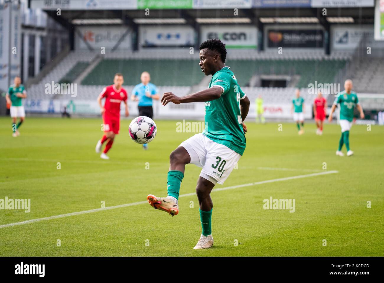 Denmark. 28th July, 2022. Ibrahim Said (30) of FF seen