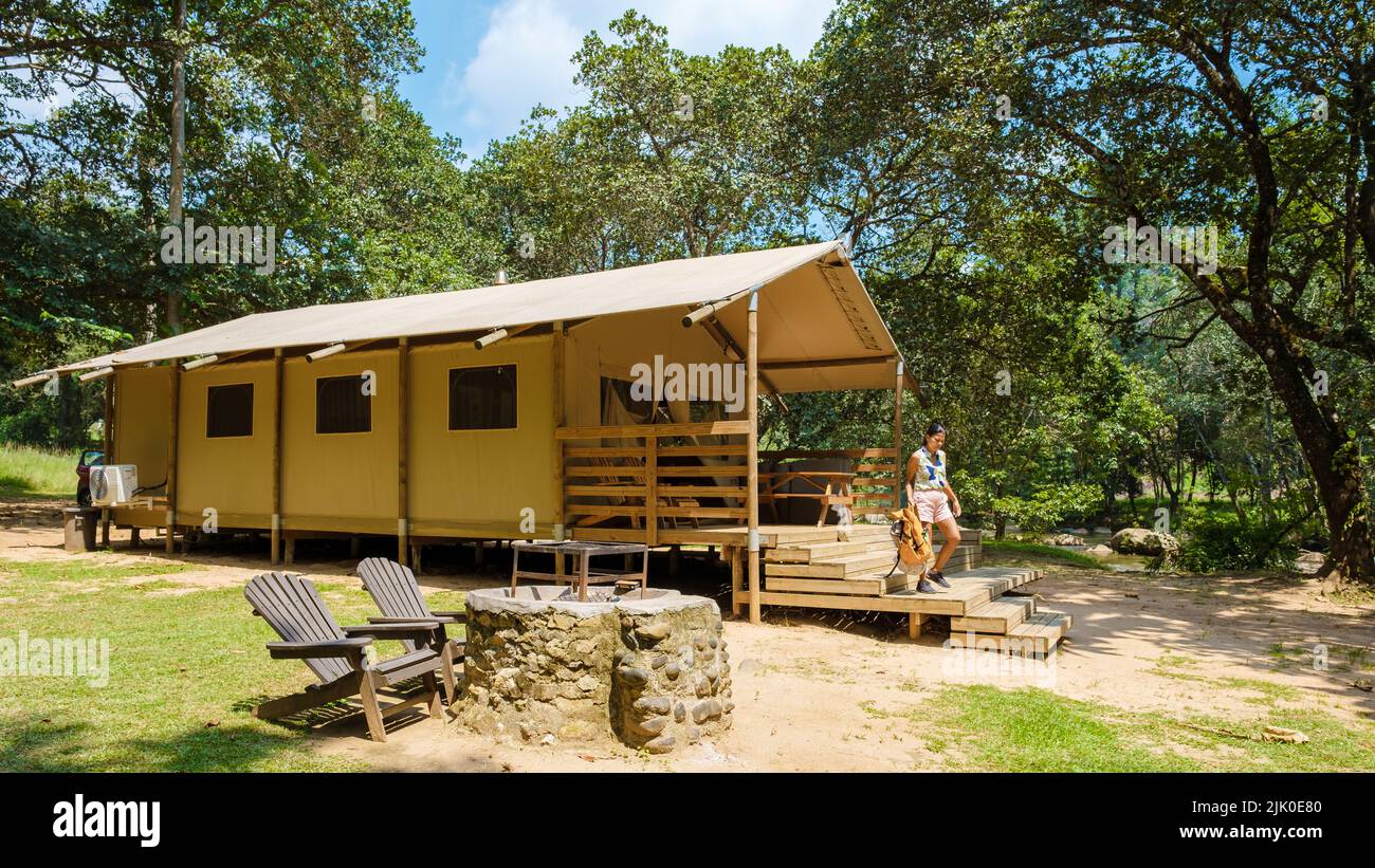 Budget Safari tent in South Africa for family vacations in nature