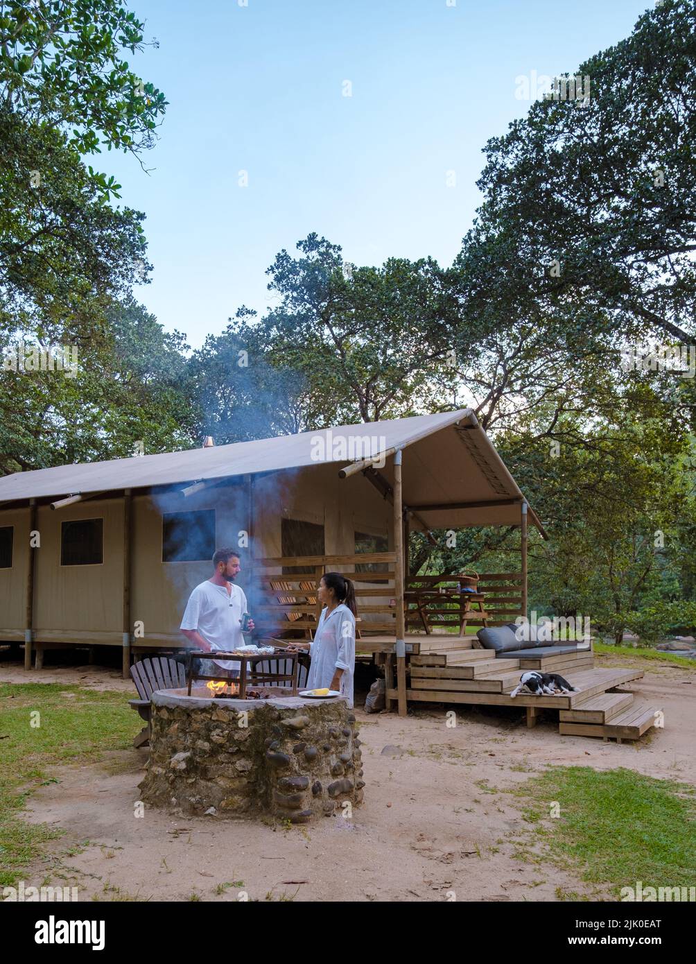 Budget Safari tent in South Africa for family vacations in nature