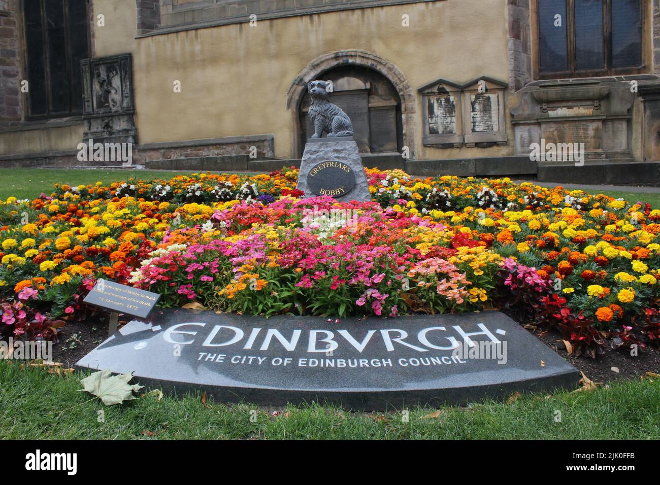 grey friars bobby statue edinburgh  scotland UK Stock Photo