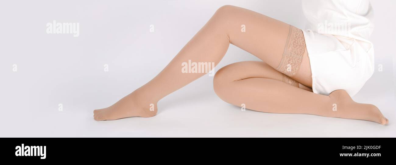 Compression Hosiery. Medical Compression stockings and tights for