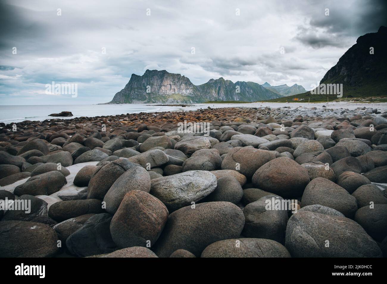 Uttakleiv Beach In The Lofoten Islands In Norway Stock Photo Alamy uttakleiv-beach-in-the-lofoten-islands-in-norway-stock-photo-alamy