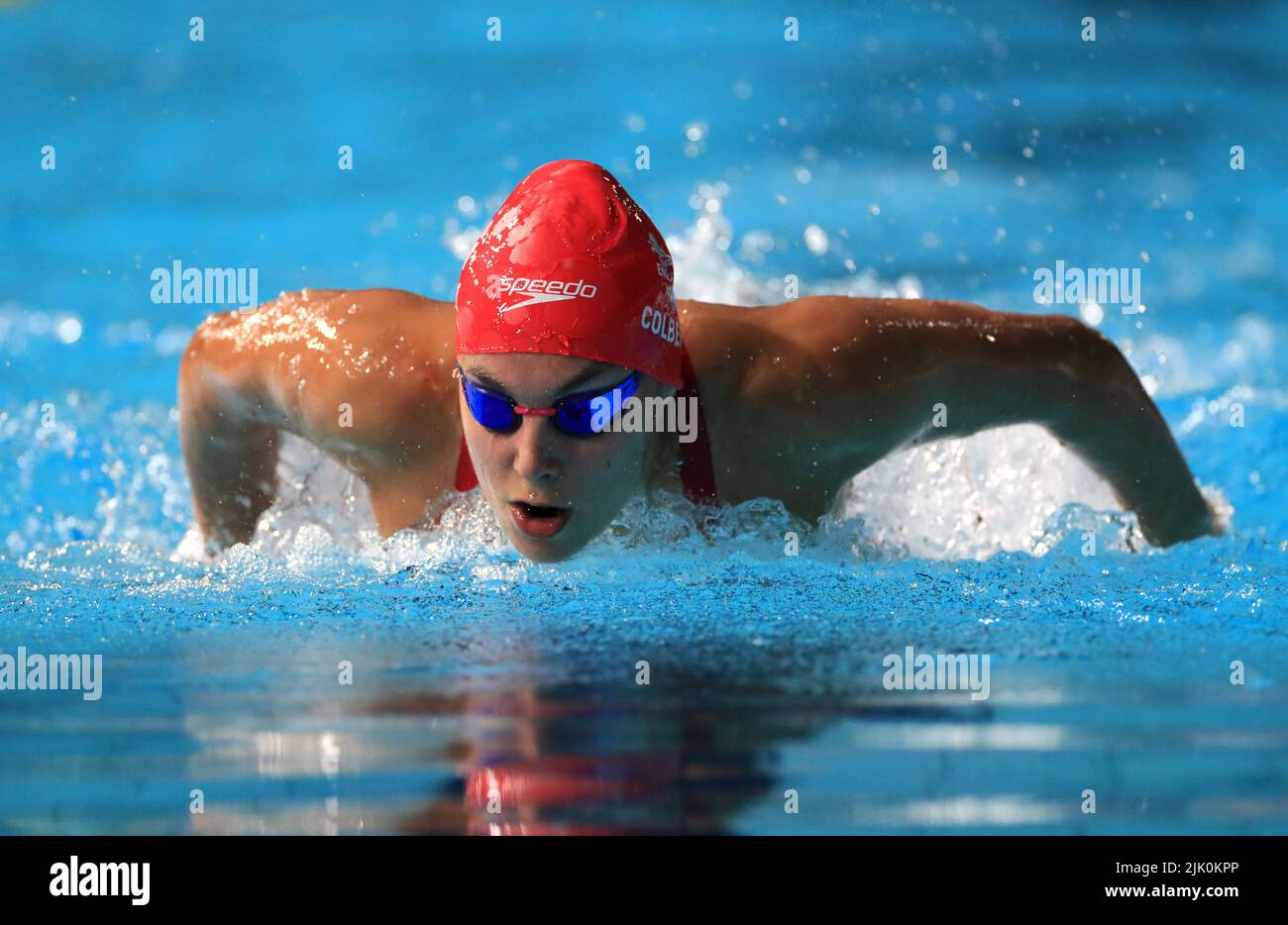 England's Freya Colbert during the Women's 400m Individual Medley