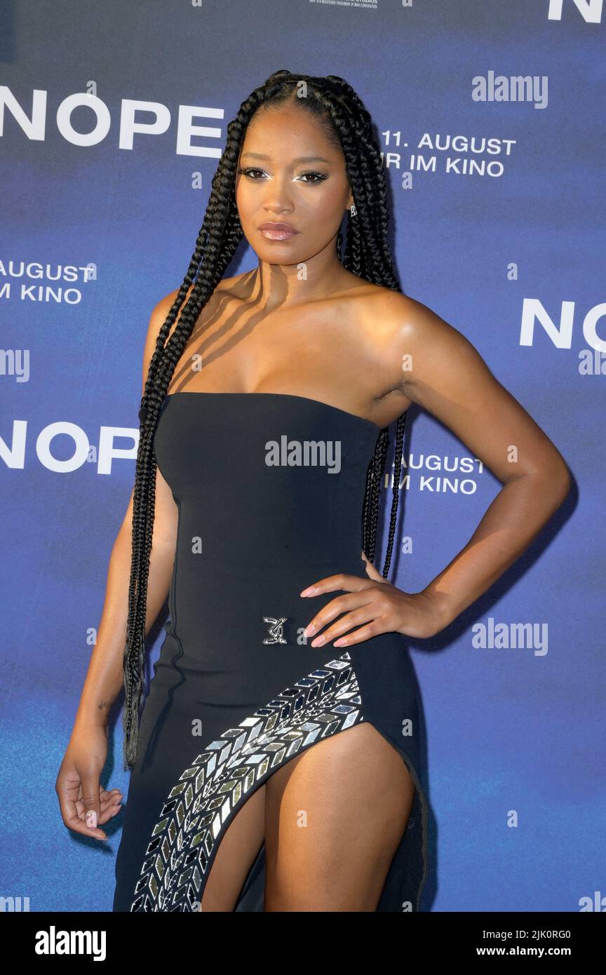 Keke Palmer attends the 'Nope' Premiere at Zoopalast on July 26, 2022 in Berlin, Germany. Stock Photo