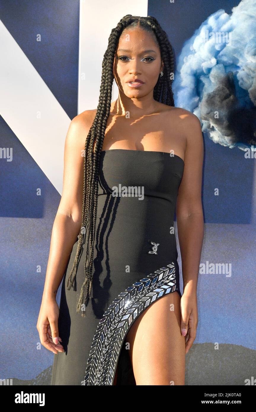 Keke Palmer attends the 'Nope' Premiere at Zoopalast on July 26, 2022 in Berlin, Germany. Stock Photo