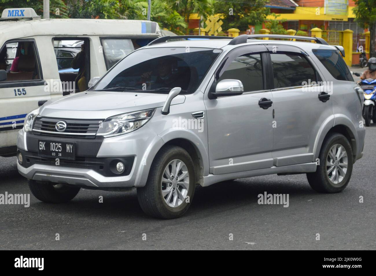 2015 Daihatsu Terios (Type R) in Medan, North Sumatra, Indonesia Stock Photo