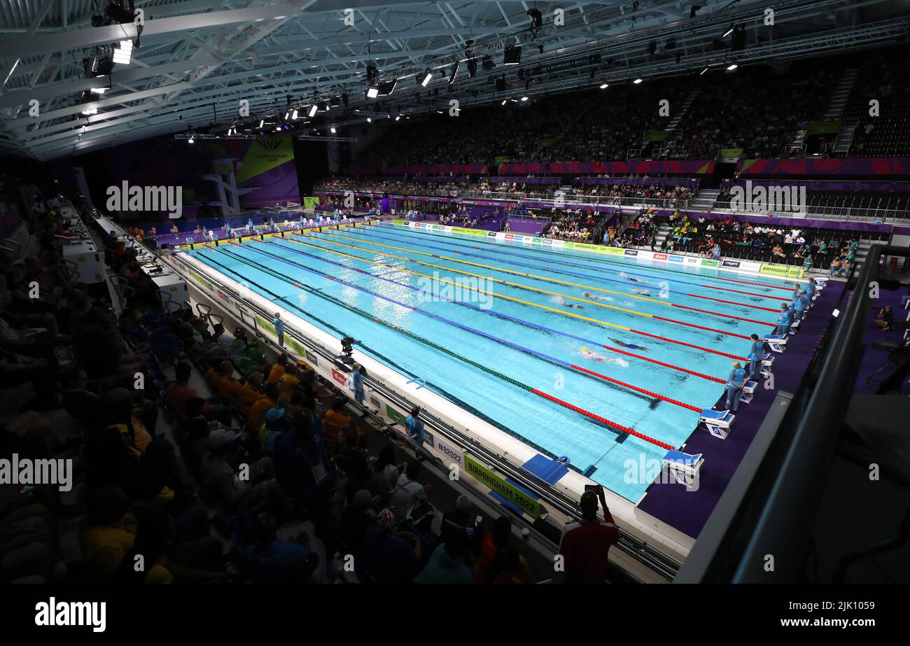 A general view of the Sandwell Aquatics Centre on day one of 2022
