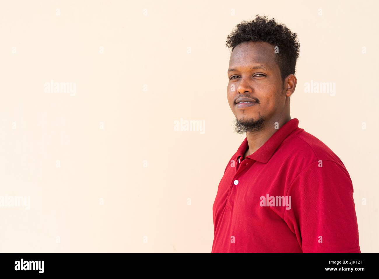 Portrait of handsome young African man Stock Photo Alamy