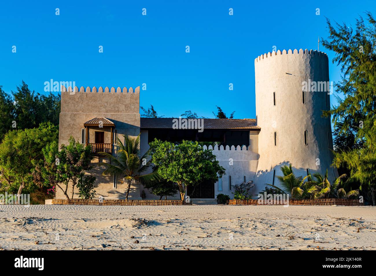 Fort Shela, Shela beach, island of Lamu, Kenya Stock Photo