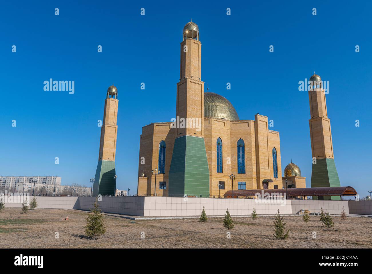 Abaya Mosque, Semey, formerly Semipalatinsk, Eastern Kazakhstan, Central Asia, Asia Stock Photo