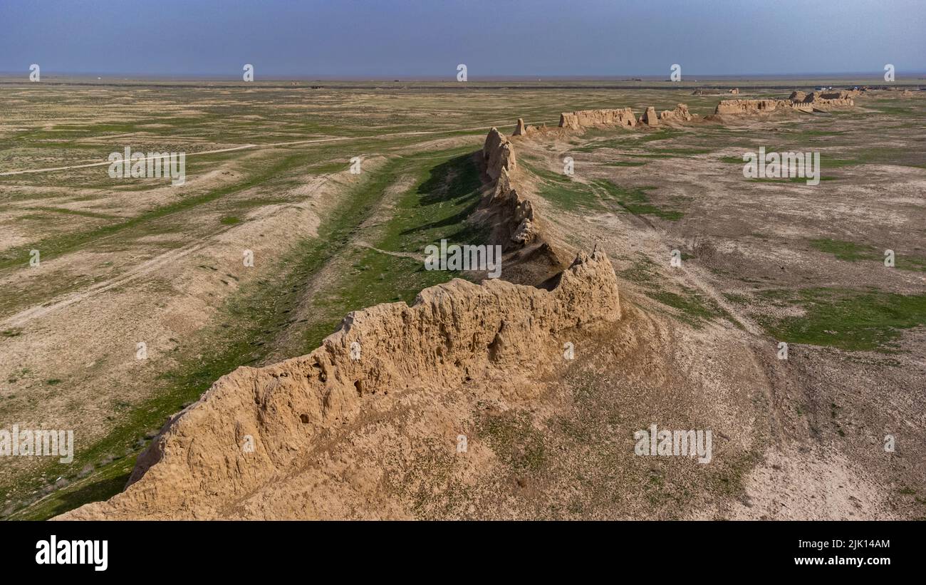 Sauran Ancient Settlement, Turkistan, Kazakhstan, Central Asia, Asia Stock Photo