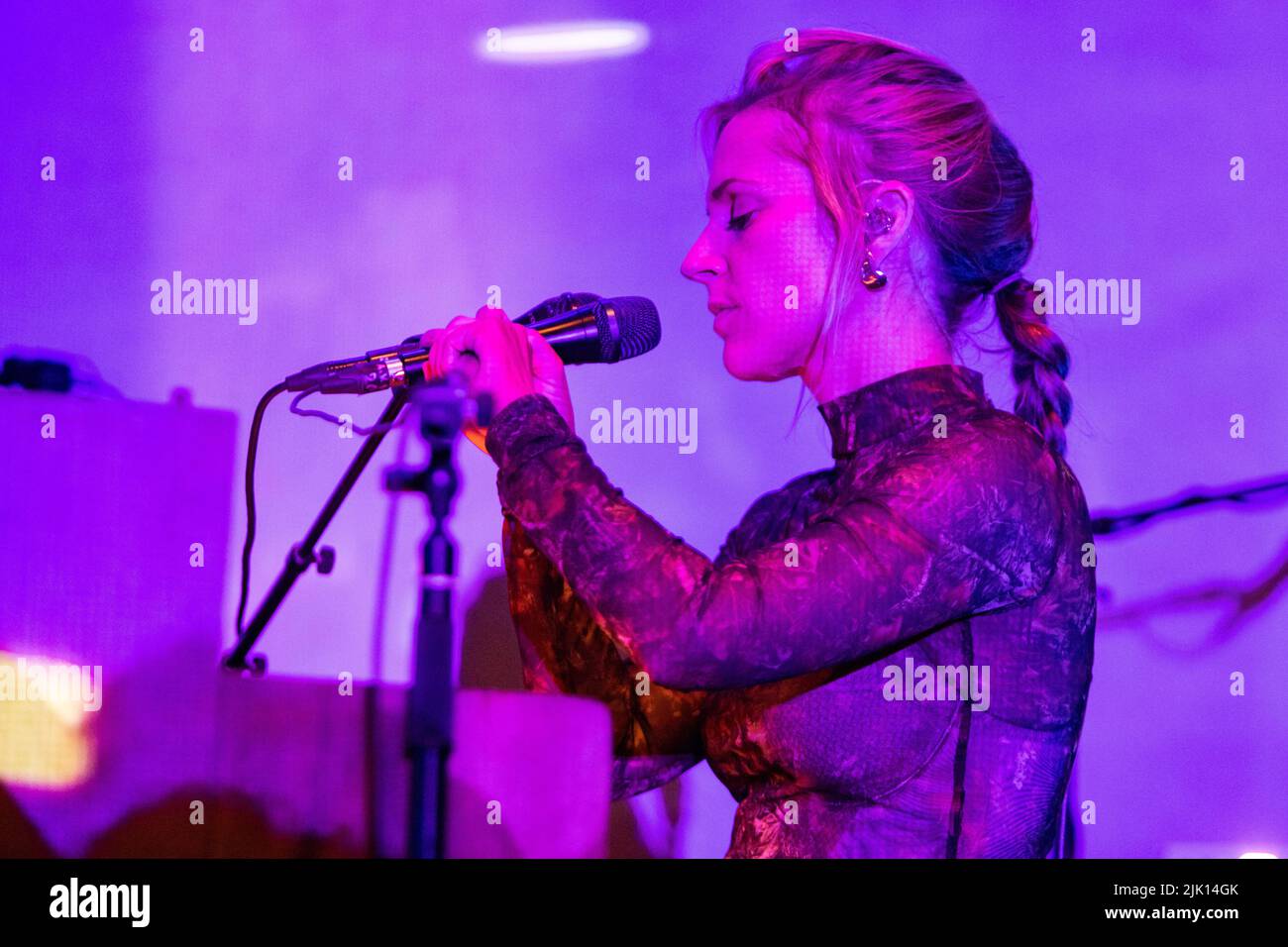 Milan Italy 27 July 2022 The Danish Singer songwriter AGNES OBEL 