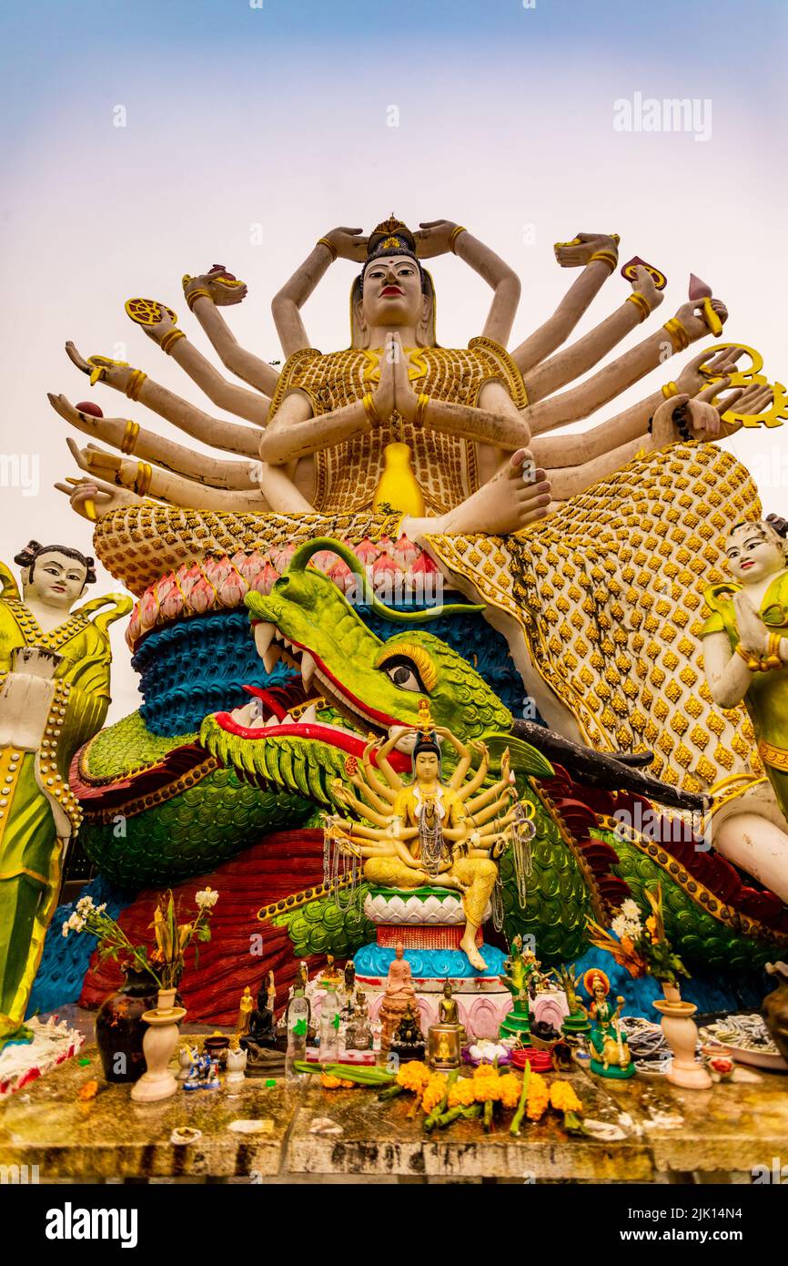 Wat Laem Suwannaram, Koh Samui, Thailand, Southeast Asia, Asia Stock Photo