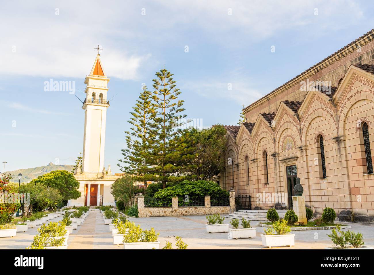 Strofades Monastery, Zante Town, Zakynthos island, Greek Islands, Greece, Europe Stock Photo