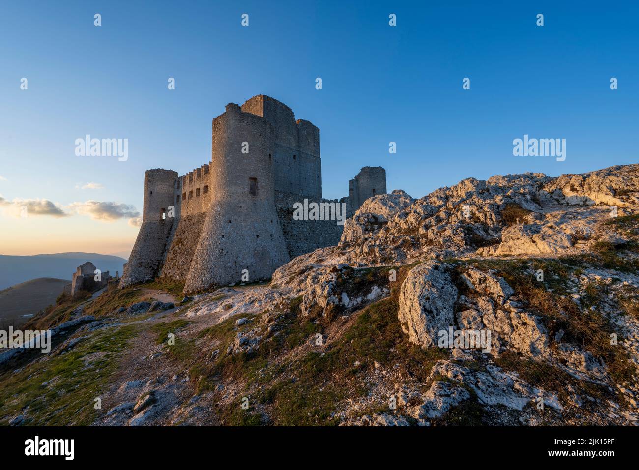 Rocca Calascio, Calascio, L'Aquila, Abruzzo, Italy, Europe Stock Photo